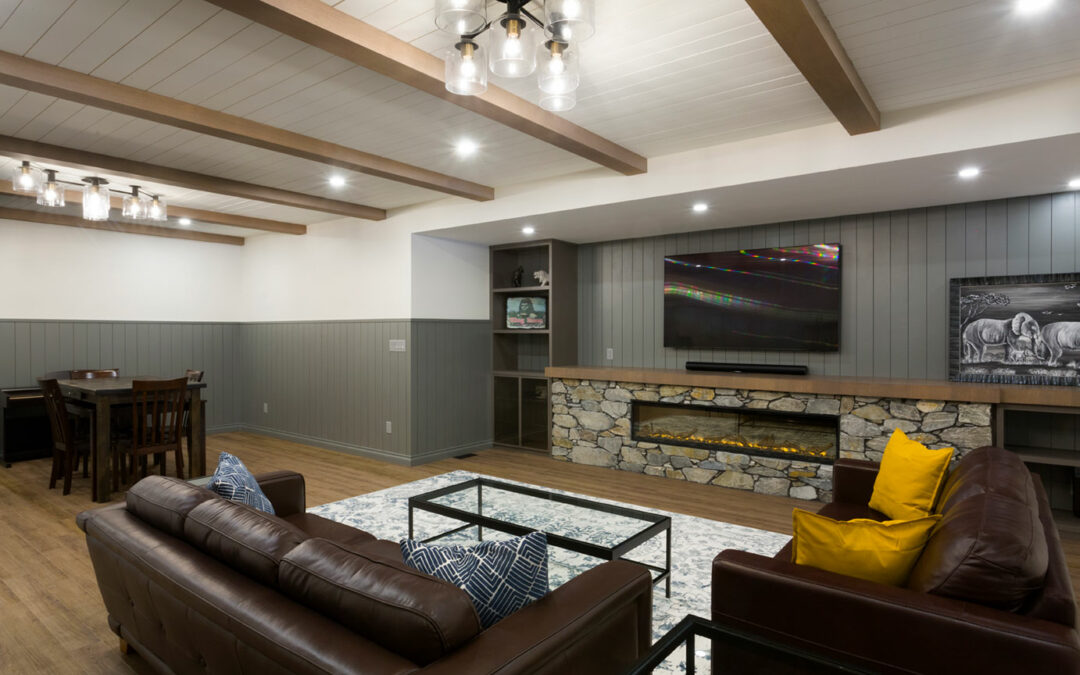 Cozy Countryside Basement